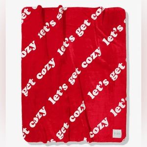 VS PINK Fleece and Sherpa Blanket